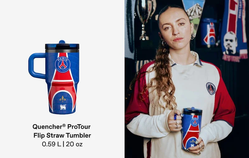 Stanley 1913 x Paris Saint-Germain Quencher® ProTour Flip Straw Tumbler | 20 oz