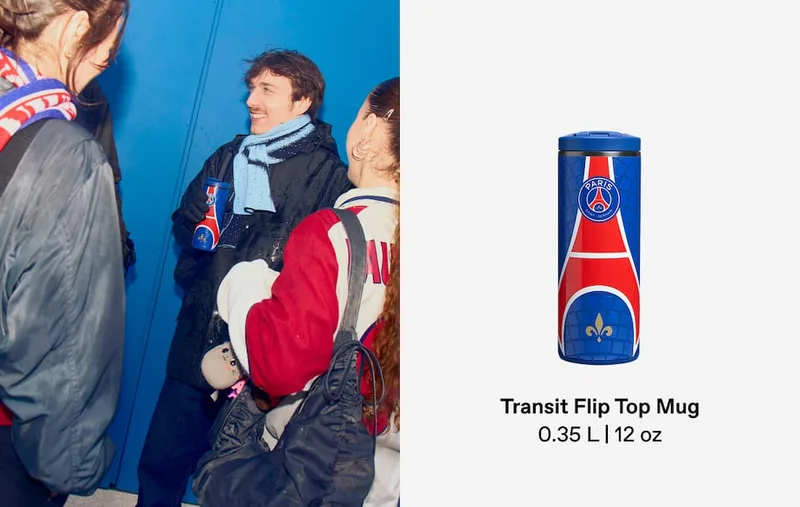 Stanley 1913 x Paris Saint-Germain Transit Flip Top Mug 2.0 | 12 oz