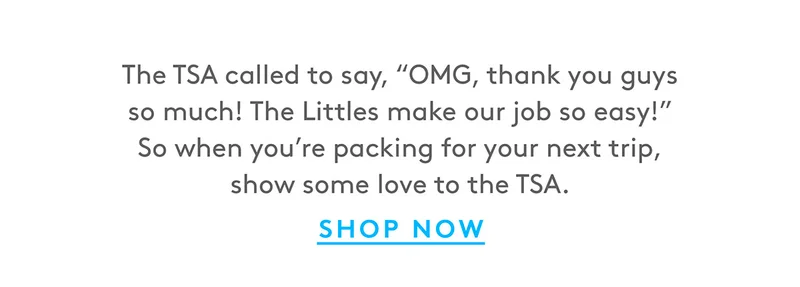 Shop TSA friendly favorites