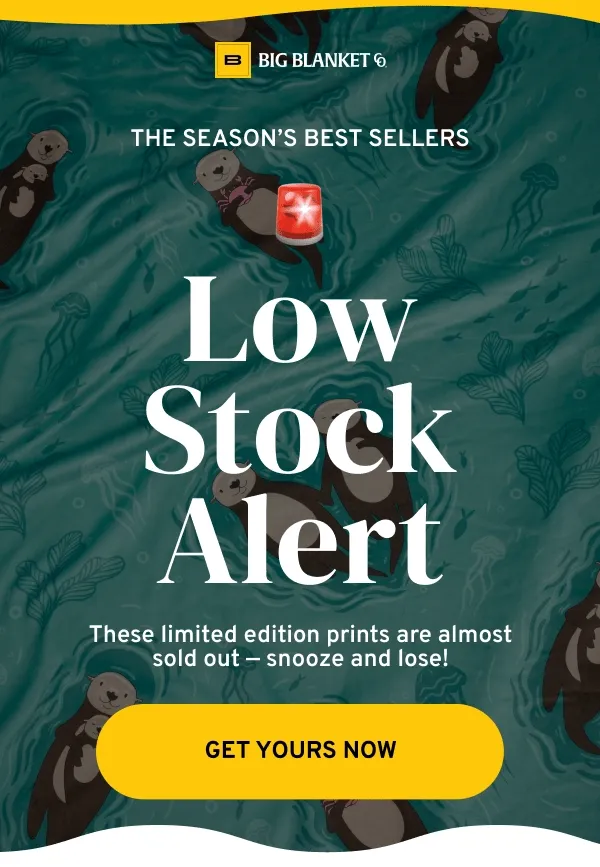 LOW STOCK ALERT