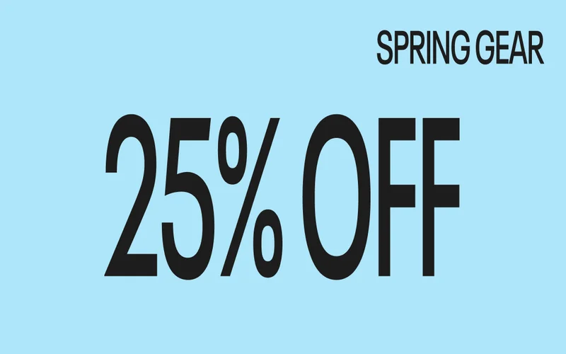 25% OFF SPRING GEAR