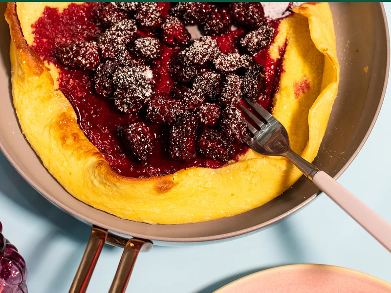 Dutch baby in Fry pan