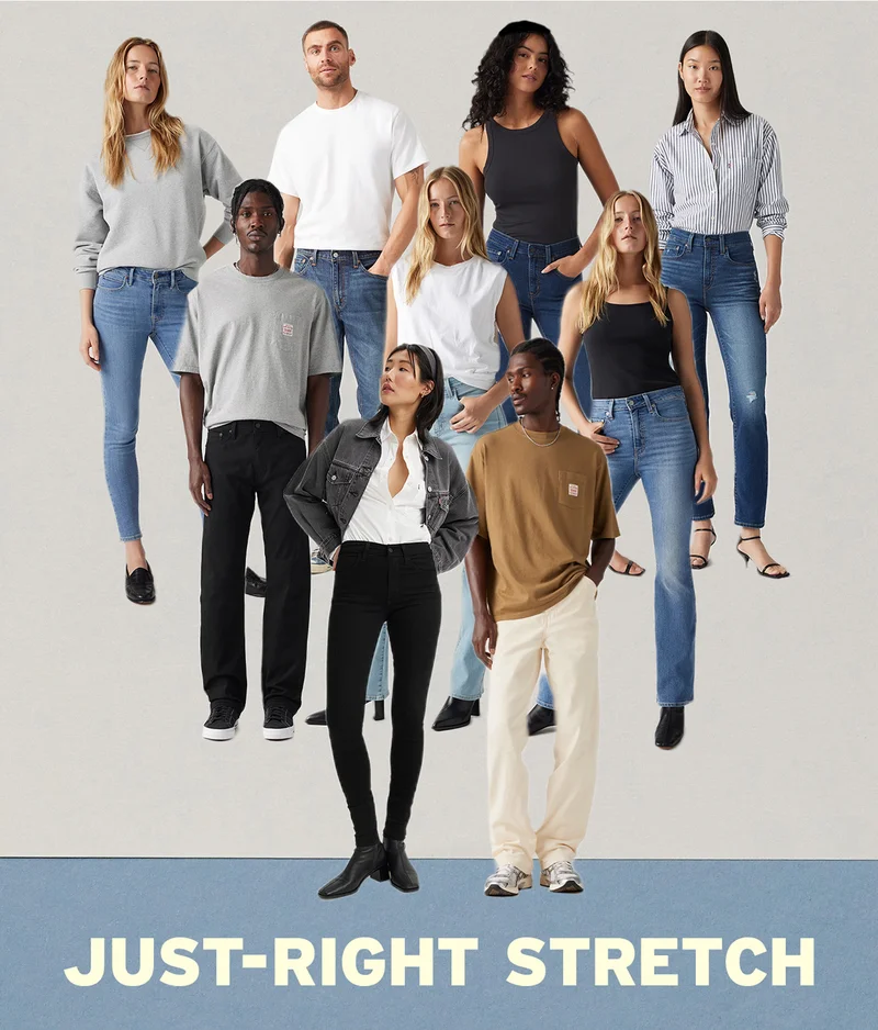 SHOP JEANS BY STRETCH