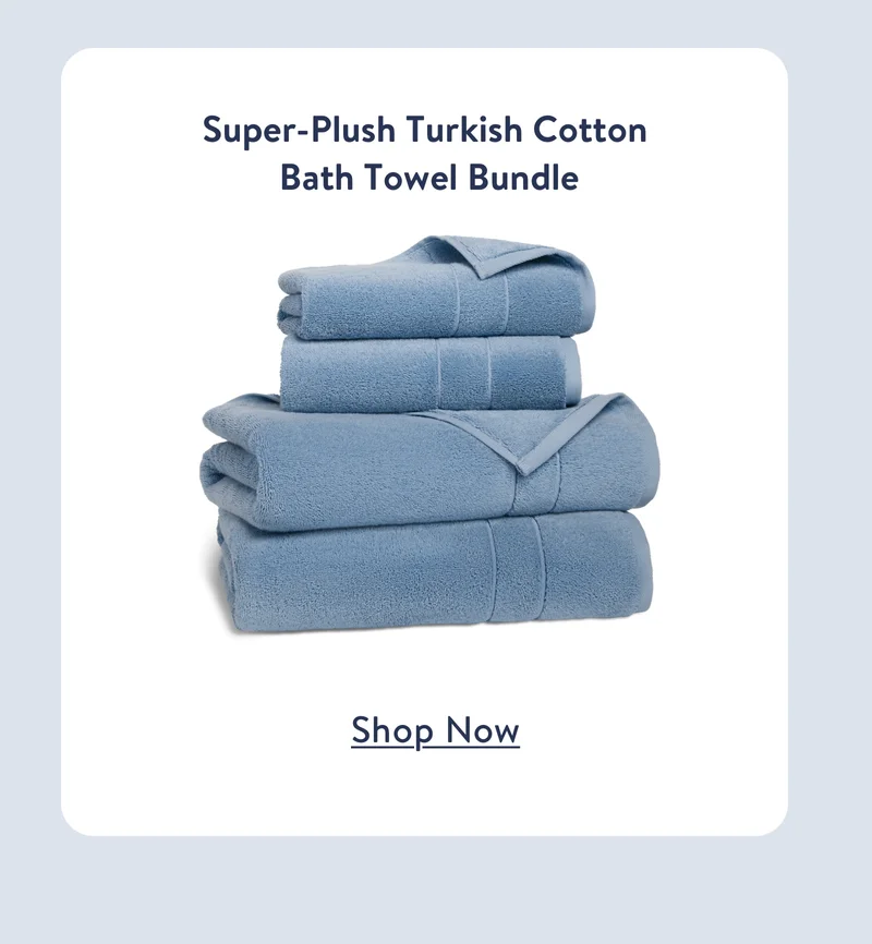 Super-Plush Turkish Cotton Bath Towel Bundle