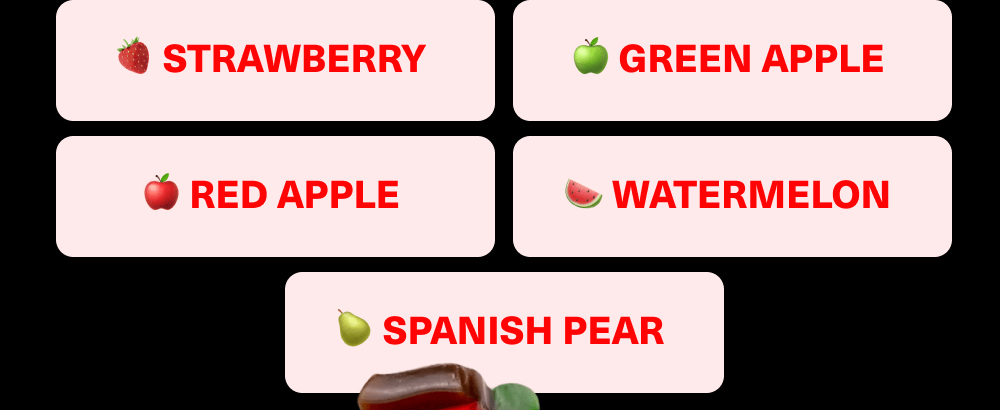 Bursting with bold, fruity flavor in every bite