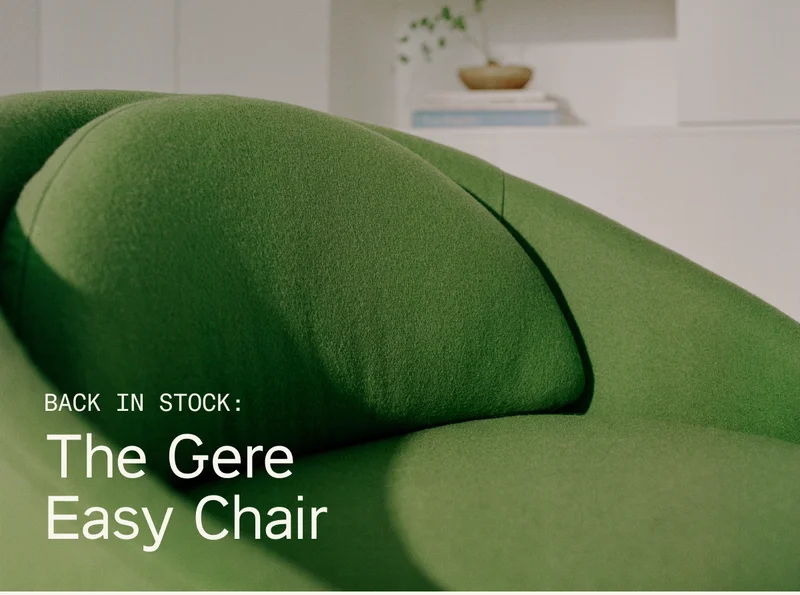 Back in Stock: The Gere Easy Chair