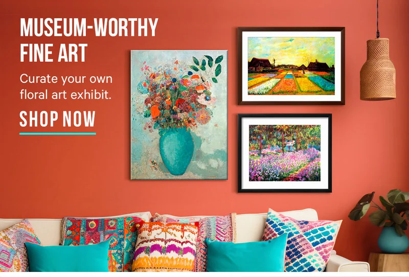 Museum-Worthy Fine Art - Curate your own floral art exhibit.
