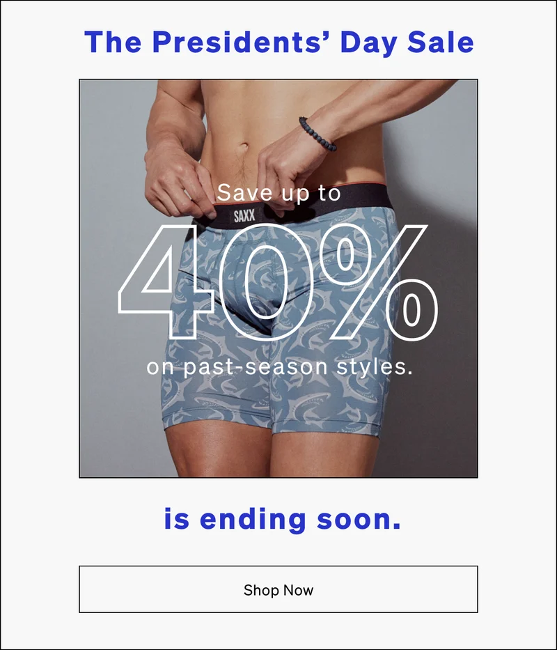 The Presidents’ Day Sale is ending soon.