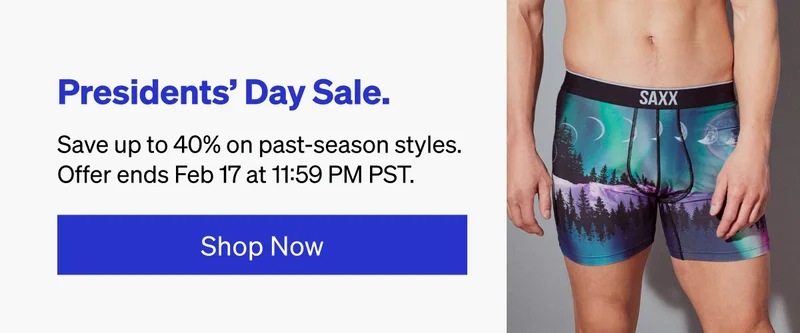 Presidents’ Day Sale.