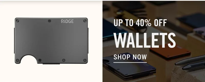 Shop Up to 40% Off Ridge Wallets