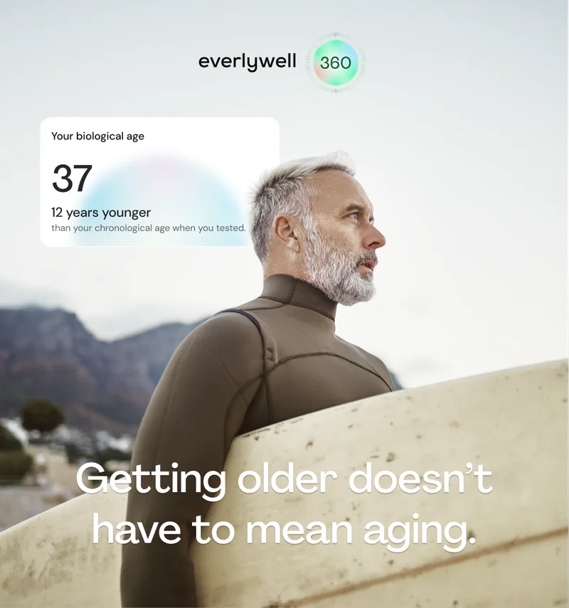 everlywell 360 Getting older doesn't have to mean aging