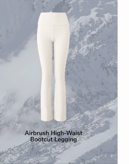 AIRBRUSH HIGH-WAIST BOOTCUT LEGGING