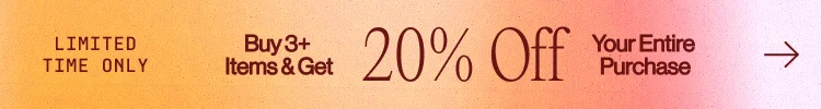 IMAGE-BUY 3, GET 20% OFF