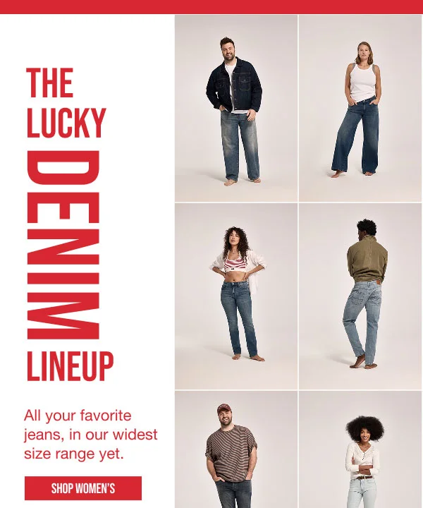 Lucky Denim Line Up Shop Women