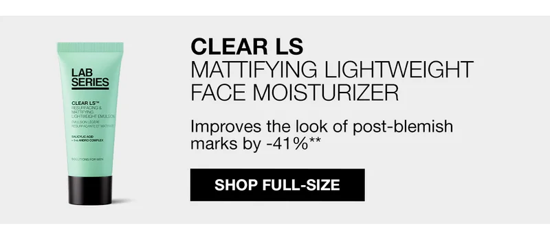 CLEAR LS MATTIFYING LIGHTWEIGHT FACE MOISTURIZER | Improves the look of post-blemish marks by -41%** | Shop Full-Size