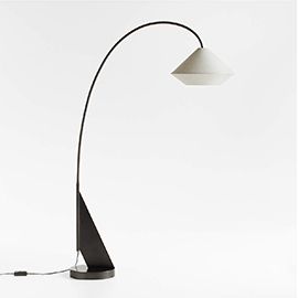 Avenir Dark Bronze Metal Arc Floor Lamp