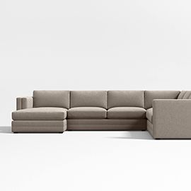 Lakeview Upholstered 4-Piece Corner Sectional Sofa