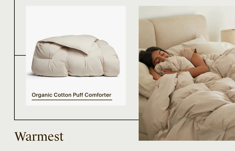 Shop Organic Cotton Puff Comforter