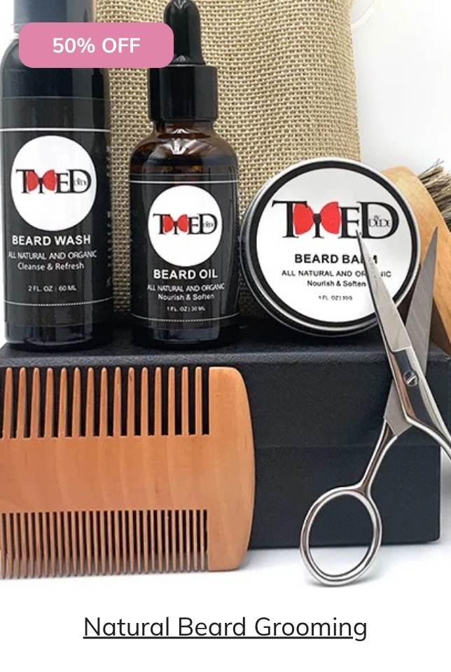 All Natural & Organic 6 in 1 Beard Grooming Box