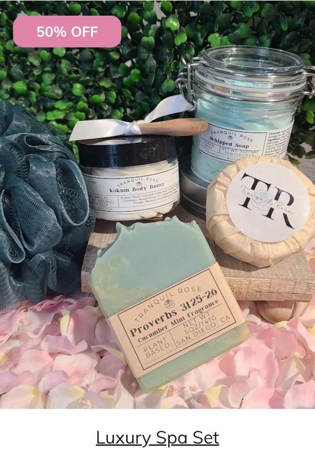 Tranquil Rose Luxury Spa Set