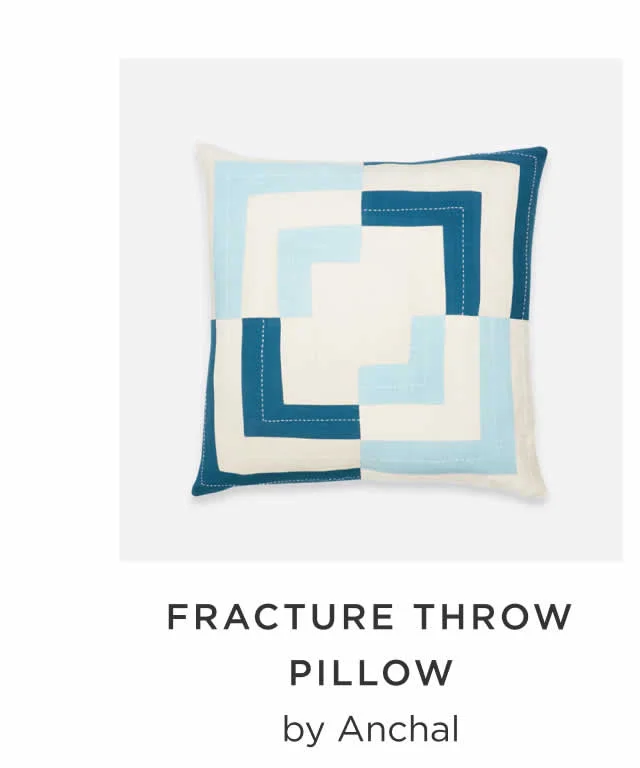 Fracture Throw Pillow