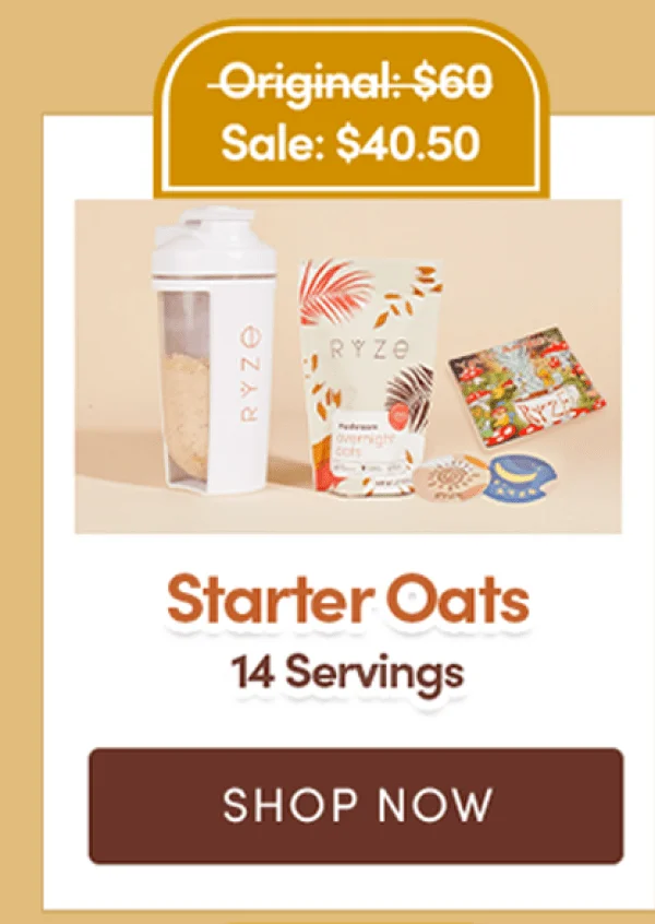 Starter Oats | 14 servings | Shop Now