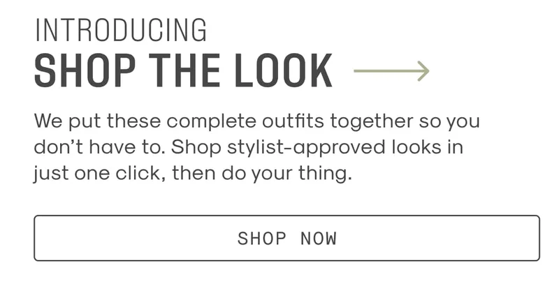 Shop for style, effortlessly