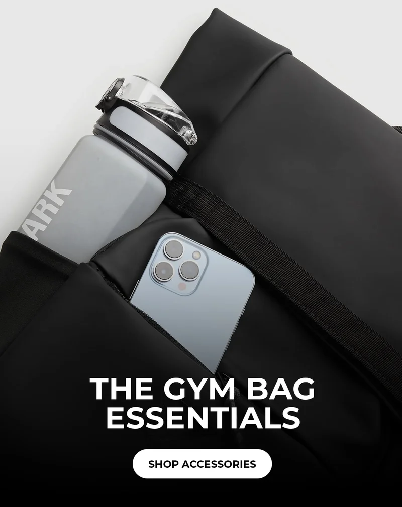 THE GYM BAG ESSENTIALS: SHOP ACCESSORIES
