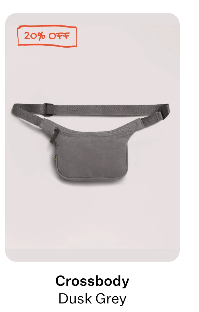 Crossbody - Dusk Grey