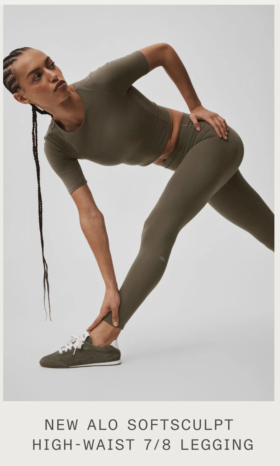 NEW ALO SOFTSCULPT HIGH-WAIST 7/8 LEGGING