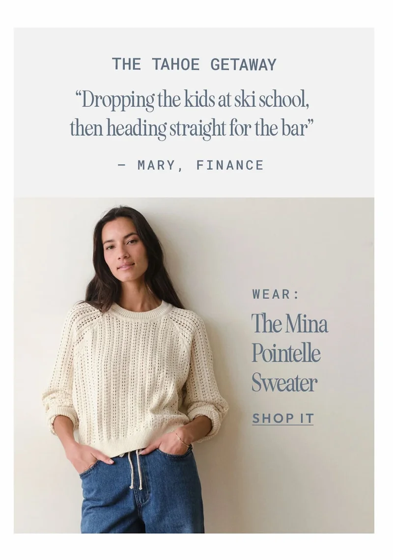 The Mina Pointelle Sweater