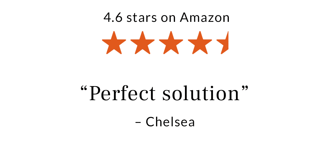 4.6 stars on Amazon