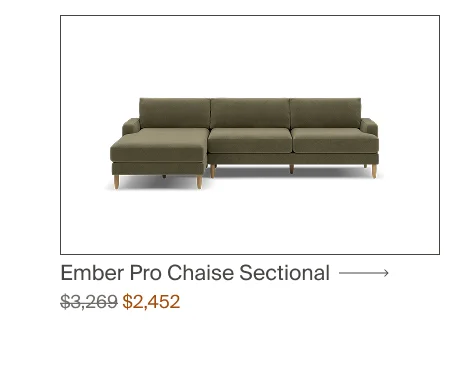 Ember Pro Chaise Sectional