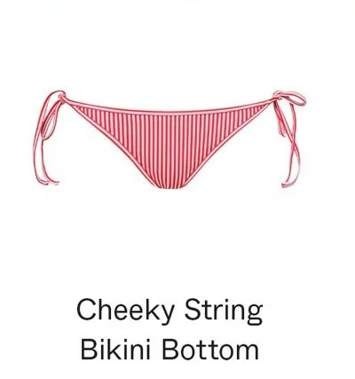 Cheeky String Bikini Bottom
