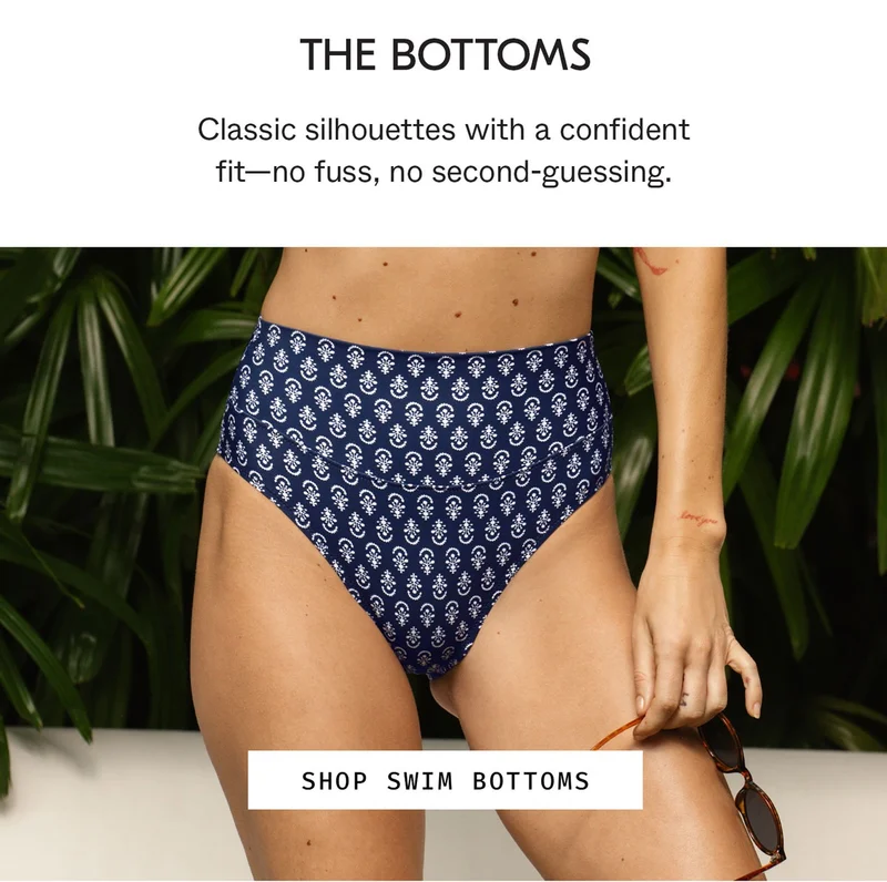 The Bottoms: Shop Swim Bottoms