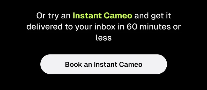 Book an Instant Cameo