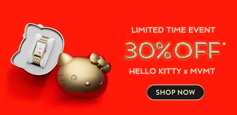 30% off Hello Kitty