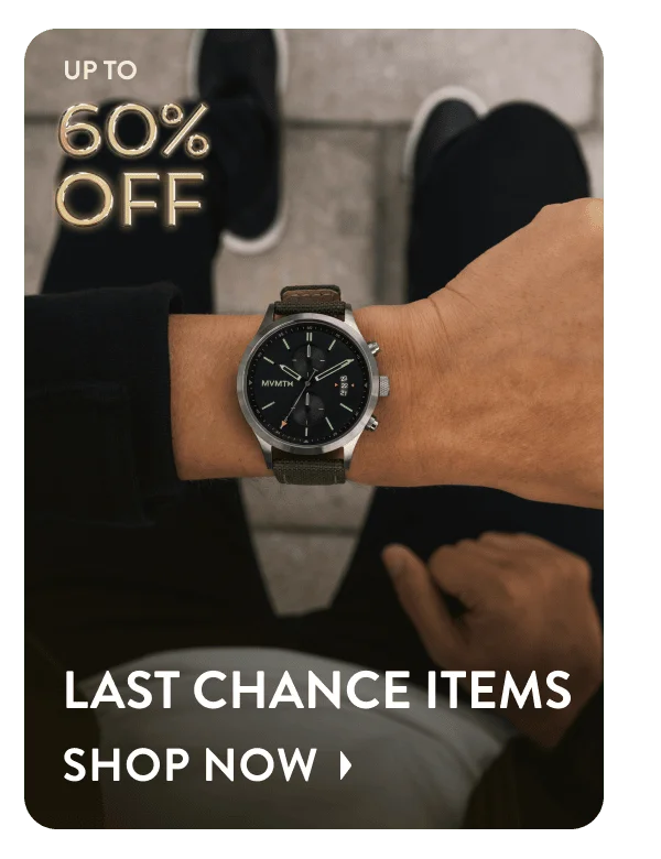 Up to 60% off Last Chance Items