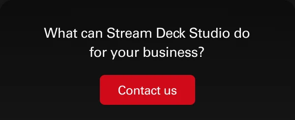 What can Stream Deck Studio do for your business? Contact us