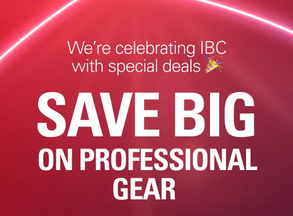 Save Big on Professional Gear