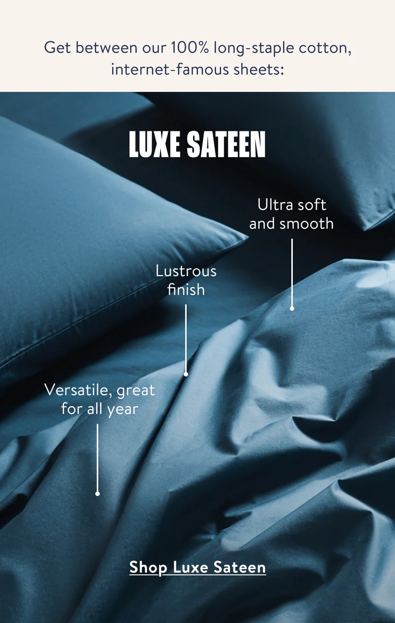 Shop Luxe Sateen