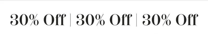 30% Off