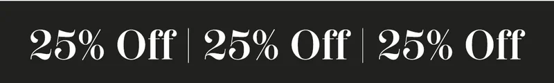 25% Off