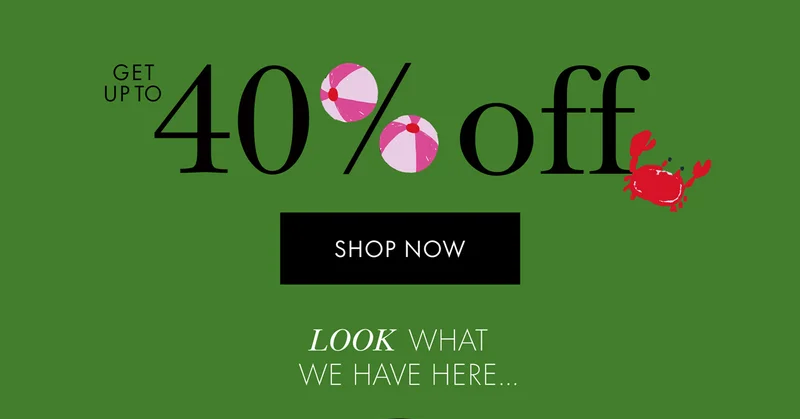 Get upto 40% off Shop Now