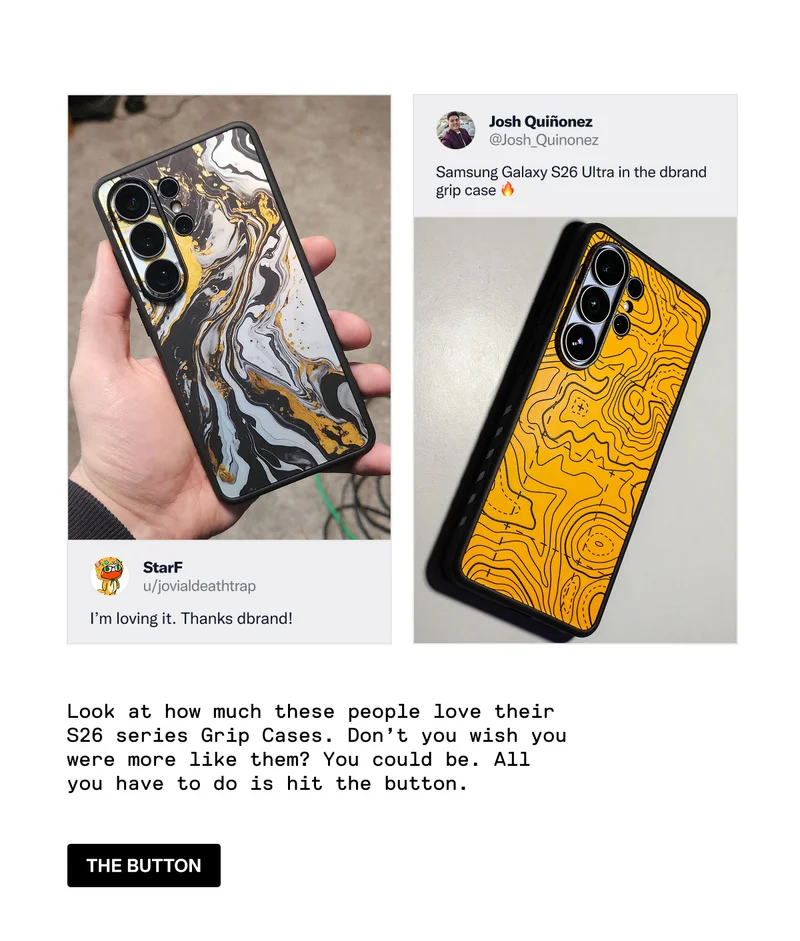 Look at how much these people love their S26 series Grip Cases.