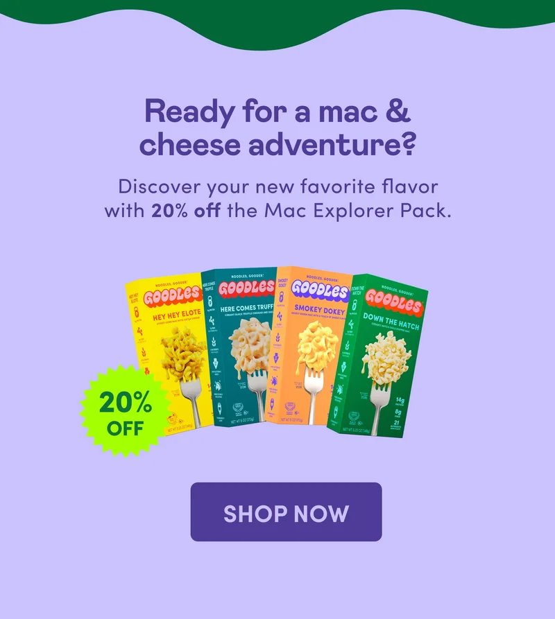 Ready for a mac & cheese adventure?  SHOP NOW