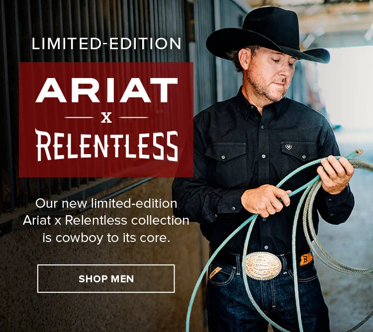 ARIAT x RELENTLESS | This collection is a one-stop shop for classic, classy Western style.