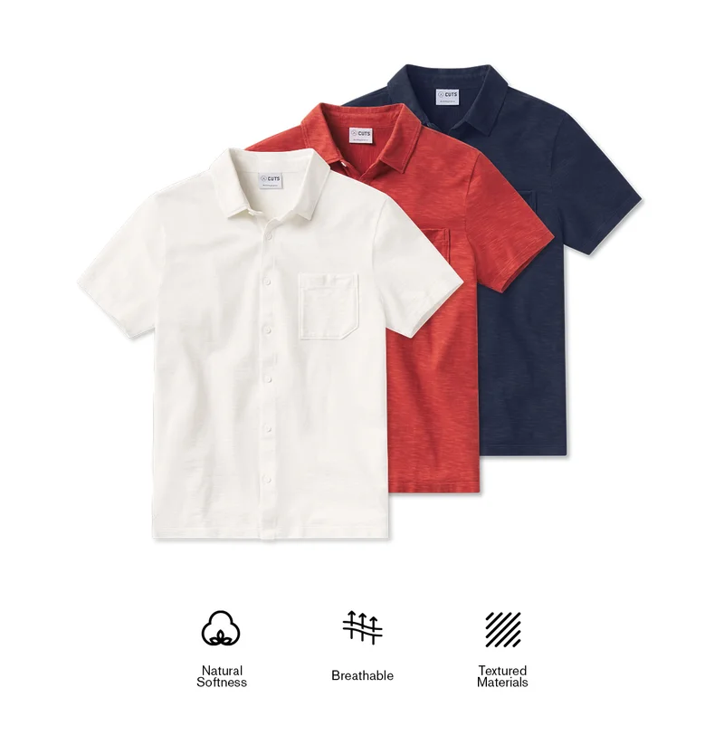 Riva Slub Button Up