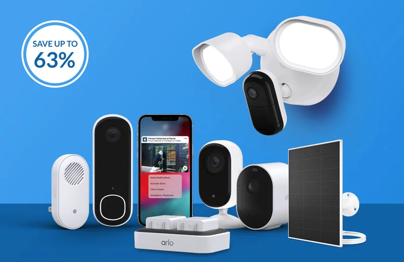 Up to 63% off. Various Arlo security products.