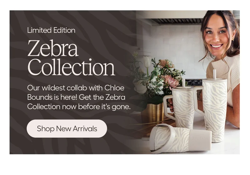 Limited Ediiton. Zebra Collection. Our wildest collab with Chloe Bounds is here! Get the Zebra Collection now before it's gone. - Shop New Arrivals